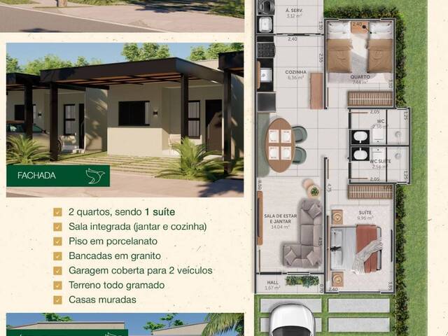 #44 - Casa para Venda em Cuiabá - MT - 1